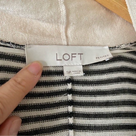Loft open cardigan striped short sleeve - Picture 2 of 3